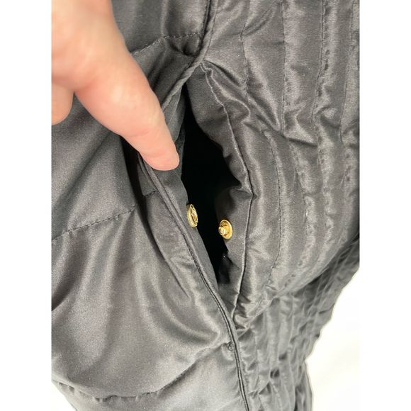 CATHERINE’S - Plus Size Faux Fur Trim Winter Coat - Black 2x - Picture 6 of 9